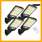 PACK DE 4 PROJECTEURS SOLAIRE 120 LAMPES LED